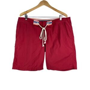 Pendleton Men's Size 40 Red Cotton Nylon Blend Classic Swim Board Shorts